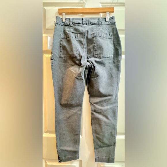 Bella Dahl NWT SZ 26 Sutton Rolled Patch Pant in Grey - Picture 6 of 8